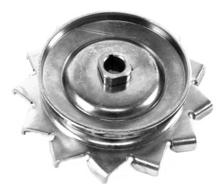 alternator or generator pulley 12V with air fins Empi