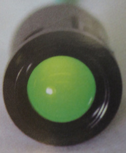indicator warning light GREEN / black LED flashing K-Four