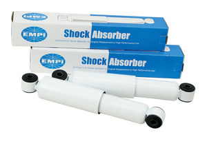 shock Front & Rear bug & Ghia to 65 link pin stock height performance gas shock - Empi