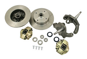 disc brake kit 4 lug front 2 1/2" Dropped spindle ball joint bug & ghia Empi