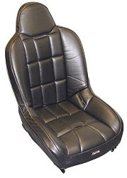 seat - Race-Trim high back super seat black vinyl & black vinyl 21