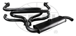 exhaust street system 1 1/2" bug & ghia 66-73 painted Empi