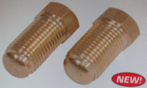 brake line plug set (2) 10mm x 1.0 pitch