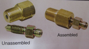 universal bleeder valve pair Empi w/ 1/8" npt union