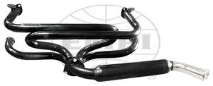 exhaust street system 1 1/2" bug & ghia 66-73 painted Empi