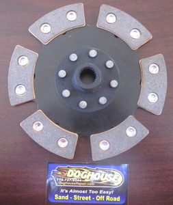 clutch disc bug 6 puck 200mm rigid for off road only - Kennedy