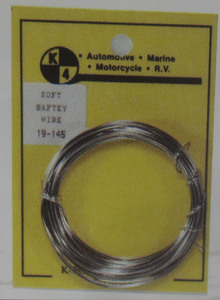 safety wire - 25' - Stainless - K-Four