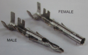 male & female terminals 12 ga - 6 sets fit Weather Pak's K-Four