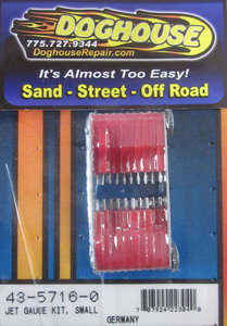 jet gauge set for reading accuratly small (.45 to 1.50) jet sizes German Empi