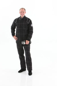 driver pants Crow Quilted 2 layer SFI-5 Black Small driver pants Crow Quilted 2 layer SFI-5 Black Small