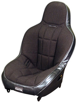 seat - Race-Trim high back CHILD seat black vinyl & black fabric