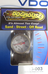 psi gauge for either fuel or oil 0-100 psi Mini VDO