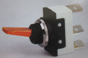 switch - toggle OFF ON AMBER .65" lever K-Four switch - toggle OFF ON AMBER .65" lever K-Four