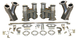 carb kit dual 48 for type 1 engines w/ race manifolds Empi 48 EPC carb kit dual 48 for type 1 engines w/ race manifolds Empi 48 EPC