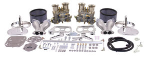 carb kit dual 44 IDF standard for type 1 engines Weber hex Empi chrome air