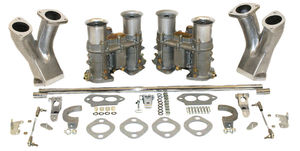 carb kit dual 48 for type 1 engines w/ std manifolds Empi 48 EPC round carb kit dual 48 for type 1 engines w/ std manifolds Empi 48 EPC round