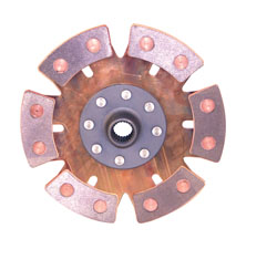 clutch disc bug 6 puck 200mm rigid for off road only - FERAMIC VW spline - Empi