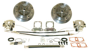 disc brake kit 5 lug rear wide track STEEL swing axle 68 & IRS 68-72 w/ e-brake Empi