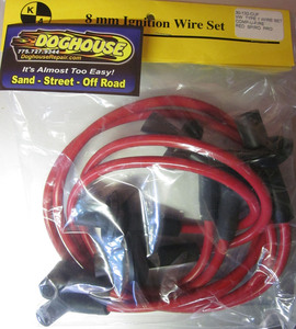 Compu-Fire plug wire set only in Red for the DIS-IX