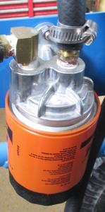 oil filter adapter kit ports face up cast Empi