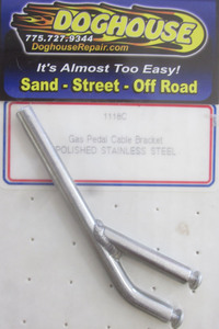 gas pedal cable bracket polished stainless steel - bent Y shape CNC gas pedal cable bracket polished stainless steel - bent Y shape CNC