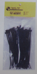 tie wrap set zip tie 11" - black K-Four 25