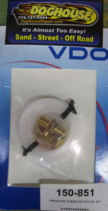 gauge tubing kit with 6' of hose VDO