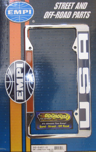 license frame says USA & has Empi logo - front - any car