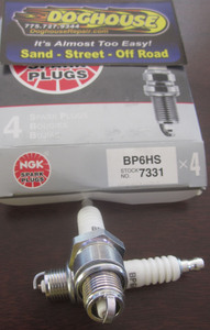 spark plugs (4) Short Reach NGK COLD bp6hs 7331