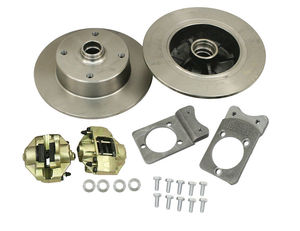 disc brake kit 4 lug front stock w/o spindles ball joint bug & ghia Empi