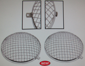 stone guard screen for headlights Stainless Steel type 1, 2 & 3