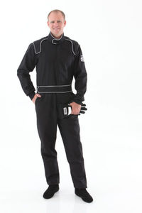 driver suit Crow 1 layer 1 piece suit Proban SFI-1 Black Medium driver suit Crow 1 layer 1 piece suit Proban SFI-1 Black Medium