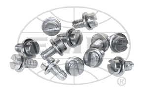 screw Plated with washer for fan shroud & cylinder tin etc Empi 12 piece