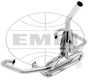 exhaust street/offroad system 1 1/2" Competition Stainless Steel upswept Empi